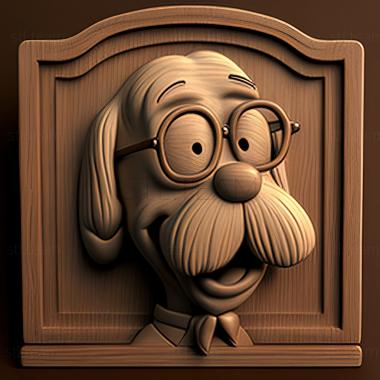 3D model Charles Schulz (STL)